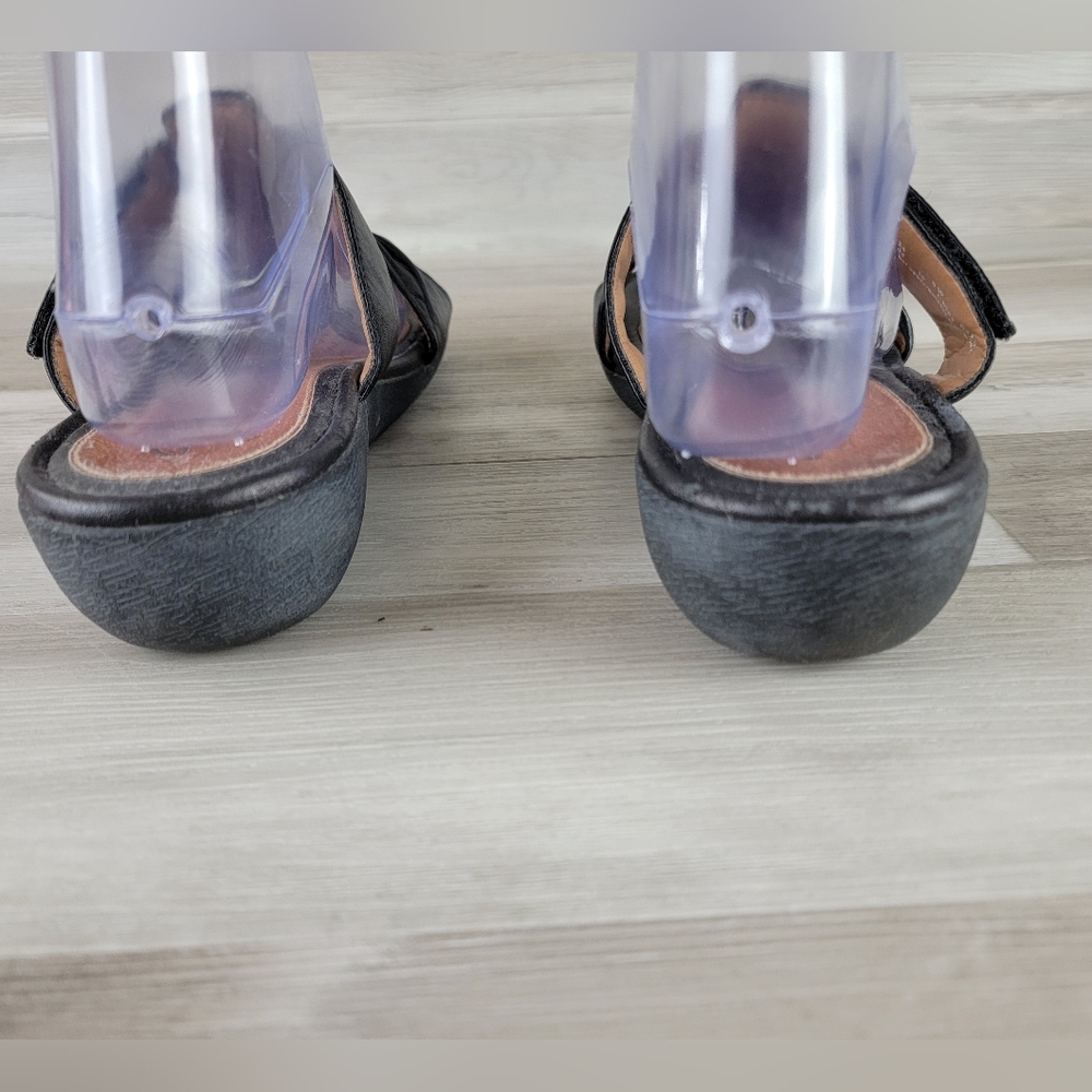 Clarks Artisan Jandi Gem Soft Black Leather Slide Sandal 9W - Picture 8 of 16